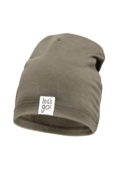 Czapka jj LETS GO! szary,ciemny 128/140 ze sklepu lenaodniemowlakadoszkolniaka.pl w kategorii Czapki dziecięce - zdjęcie 187428059