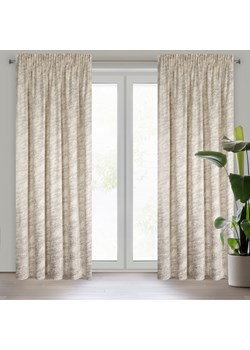 ZASŁONA GOTOWA RIVA NA TAŚMIE 140 X 270 CM KREMOWY ze sklepu lenaodniemowlakadoszkolniaka.pl w kategorii Zasłony - zdjęcie 187428129