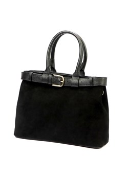 Vera Pelle torebka kuferek skóra naturalna czarny ze sklepu lenaodniemowlakadoszkolniaka.pl w kategorii Torebki damskie - zdjęcie 187428348