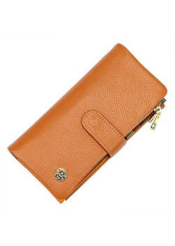 Gregorio portfel skóra naturalna brązowy LCY-1949-GL - kobieta ze sklepu lenaodniemowlakadoszkolniaka.pl w kategorii Portfele damskie - zdjęcie 187428948