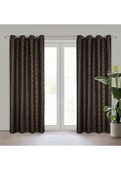 ZASŁONA GOTOWA SEMI 140 X 250 CM CZARNY ze sklepu lenaodniemowlakadoszkolniaka.pl w kategorii Zasłony - zdjęcie 187429095