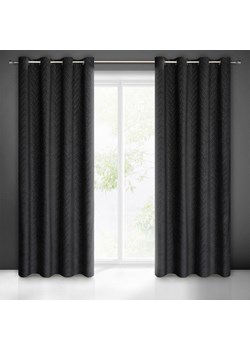 ZASŁONA GOTOWA ISLA 140 X 250 CM CZARNY ze sklepu lenaodniemowlakadoszkolniaka.pl w kategorii Zasłony - zdjęcie 187429509