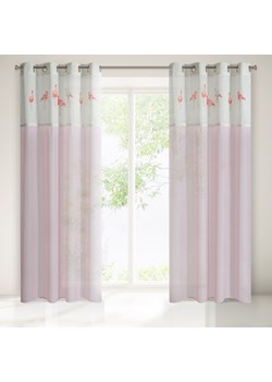 ZASŁONA GOTOWA FLAMINGO 140 X 250 CM JASNORÓŻOWY ze sklepu lenaodniemowlakadoszkolniaka.pl w kategorii Zasłony - zdjęcie 187430816