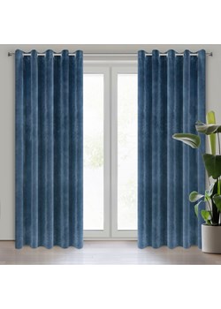 ZASŁONA GOTOWA VILLA 140 X 250 CM GRANATOWY ze sklepu lenaodniemowlakadoszkolniaka.pl w kategorii Zasłony - zdjęcie 187430907