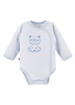 Body z długim rękawem rozpinane niemowlęce dla chłopca Eevi Big Bear ze sklepu lenaodniemowlakadoszkolniaka.pl w kategorii Body niemowlęce - zdjęcie 187431675
