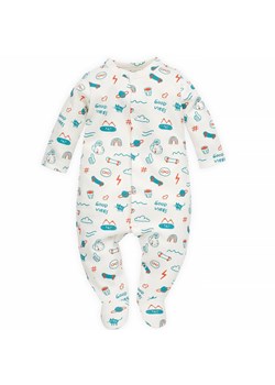 Pajac niemowlęcy ecru dla chłopca wyprawka Pinokio Orange Filip ze sklepu lenaodniemowlakadoszkolniaka.pl w kategorii Pajacyki - zdjęcie 187431907