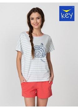 Piżama LNS-704 A22 -M- Biały KEY ze sklepu lenaodniemowlakadoszkolniaka.pl w kategorii Piżamy damskie - zdjęcie 187431965