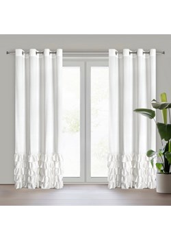 ZASŁONA GOTOWA CARLI 140 X 250 CM BIAŁY ze sklepu lenaodniemowlakadoszkolniaka.pl w kategorii Zasłony - zdjęcie 187432158