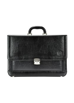 Teczka skórzana skóra naturalna męska czarna biznesowa ze sklepu lenaodniemowlakadoszkolniaka.pl w kategorii Aktówki - zdjęcie 187433229