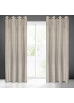 ZASŁONA GOTOWA ARIANA 140 X 250 CM BEŻOWY ze sklepu lenaodniemowlakadoszkolniaka.pl w kategorii Zasłony - zdjęcie 187433255