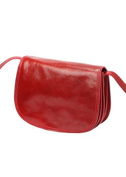 Florence torebka listonoszka skóra naturalna czerwony ze sklepu lenaodniemowlakadoszkolniaka.pl w kategorii Listonoszki - zdjęcie 187433468