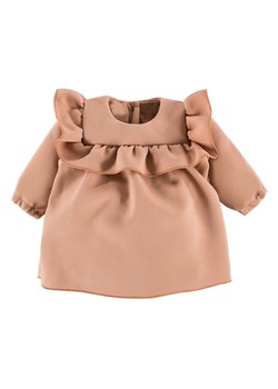 Sukienka z długim rękawem dla dziewczynki karmel Eevi Ceremony ze sklepu lenaodniemowlakadoszkolniaka.pl w kategorii Sukienki niemowlęce - zdjęcie 187433866