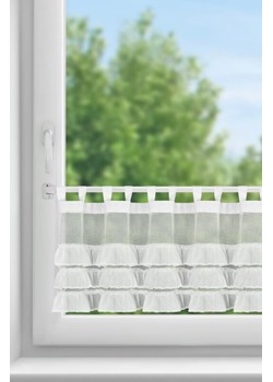 FIRANA GOTOWA LILIAN 1 NA SZELKACH 150 X 45 CM BIAŁY ze sklepu lenaodniemowlakadoszkolniaka.pl w kategorii Firany - zdjęcie 187434595