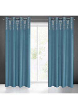 ZASŁONA GOTOWA DAFNE 140 X 250 CM NIEBIESKI ze sklepu lenaodniemowlakadoszkolniaka.pl w kategorii Zasłony - zdjęcie 187434618