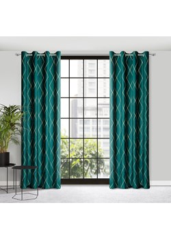 ZASŁONA DEKORACYJNA PIERRE CARDIN MARGO 140 X 250 CM TURKUSOWY ze sklepu lenaodniemowlakadoszkolniaka.pl w kategorii Zasłony - zdjęcie 187435578