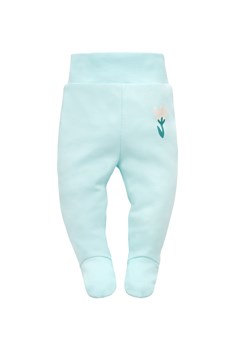 Półśpiochy niemowlęce miętowy dla dziewczynki Pinokio Lilian ze sklepu lenaodniemowlakadoszkolniaka.pl w kategorii Spodnie i półśpiochy - zdjęcie 187435638