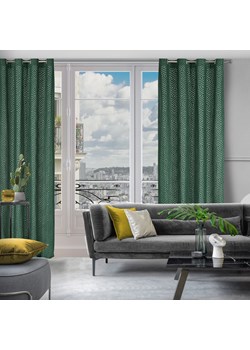 ZASŁONA GOTOWA INGA 140 X 250 CM CIEMNOZIELONY ze sklepu lenaodniemowlakadoszkolniaka.pl w kategorii Zasłony - zdjęcie 187436418