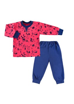 PIŻAMA TRIP DZ MALINOWY DRUK Ewa Klucze ze sklepu lenaodniemowlakadoszkolniaka.pl w kategorii Piżamy dziecięce - zdjęcie 187437408