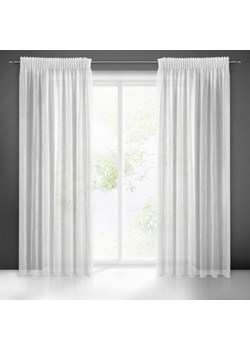 FIRANA GOTOWA ADEL NA TAŚMIE 140 X 270 CM BIAŁY ze sklepu lenaodniemowlakadoszkolniaka.pl w kategorii Firany - zdjęcie 187437746