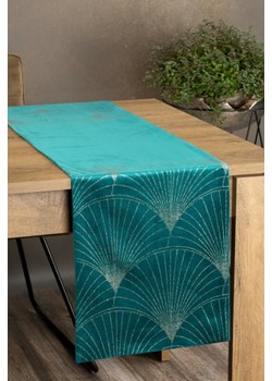 OBRUS BLINK 14 35 X 220 CM CIEMNOTURKUSOWY ze sklepu lenaodniemowlakadoszkolniaka.pl w kategorii Obrusy i bieżniki - zdjęcie 187438377