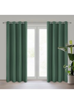 ZASŁONA GOTOWA ADARI 140 X 250 CM CIEMNOZIELONY ze sklepu lenaodniemowlakadoszkolniaka.pl w kategorii Zasłony - zdjęcie 187438439