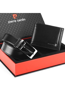 Zestaw na prezent dla mężczyzny portfel i pasek męski skórzany Pierre Cardin ze sklepu lenaodniemowlakadoszkolniaka.pl w kategorii Paski męskie - zdjęcie 187438459