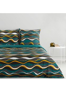 KOMPLET POŚCIELI SATYNOWEJ NIKA 50 160 X 200 CM CIEMNOTURKUSOWY ze sklepu lenaodniemowlakadoszkolniaka.pl w kategorii Pościele - zdjęcie 187439108