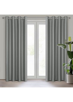 ZASŁONA GOTOWA SELINA 140 X 250 CM STALOWY ze sklepu lenaodniemowlakadoszkolniaka.pl w kategorii Zasłony - zdjęcie 187439298