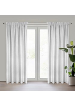 ZASŁONA GOTOWA ERIS NA TAŚMIE 140 X 270 CM SREBRNY ze sklepu lenaodniemowlakadoszkolniaka.pl w kategorii Zasłony - zdjęcie 187441198