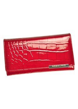 Gregorio portfel skóra naturalna czerwony Gregorio BC-114 - kobieta ze sklepu lenaodniemowlakadoszkolniaka.pl w kategorii Portfele damskie - zdjęcie 187441375