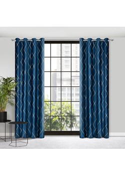 ZASŁONA DEKORACYJNA PIERRE CARDIN MARGO 140 X 250 CM GRANATOWY ze sklepu lenaodniemowlakadoszkolniaka.pl w kategorii Zasłony - zdjęcie 187441836