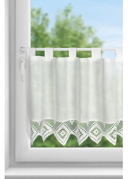 FIRANA GOTOWA ISAAC NA SZELKACH 150 X 60 CM BIAŁY ze sklepu lenaodniemowlakadoszkolniaka.pl w kategorii Firany - zdjęcie 187443406