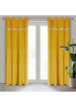 ZASŁONA GOTOWA KIDS 1 140 X 250 CM MUSZTARDOWY ze sklepu lenaodniemowlakadoszkolniaka.pl w kategorii Zasłony - zdjęcie 187443878