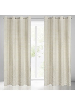 ZASŁONA GOTOWA ARETA 140 X 250 CM KREMOWY ze sklepu lenaodniemowlakadoszkolniaka.pl w kategorii Zasłony - zdjęcie 187443897