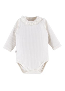 Body z długim rękawem niemowlęce dla dziewczynki Eevi Ceremony ecru ze sklepu lenaodniemowlakadoszkolniaka.pl w kategorii Body niemowlęce - zdjęcie 187444188