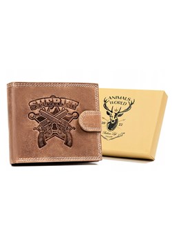 Portfel męski skórzany skóra naturalna Wild ze sklepu lenaodniemowlakadoszkolniaka.pl w kategorii Portfele męskie - zdjęcie 187444255