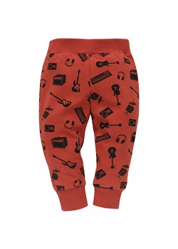 Spodnie niemowlęce czerwone dla chłopięce Lets rock Pinokio ze sklepu lenaodniemowlakadoszkolniaka.pl w kategorii Spodnie i półśpiochy - zdjęcie 187445888