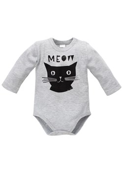 Body niemowlęce wyprawka z długim rękawem Happy Day Pinokio szare ze sklepu lenaodniemowlakadoszkolniaka.pl w kategorii Odzież dla niemowląt - zdjęcie 187446177
