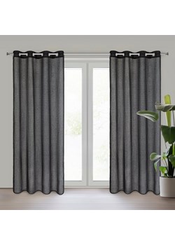 ZASŁONA GOTOWA AGIS 140 X 250 CM CZARNY ze sklepu lenaodniemowlakadoszkolniaka.pl w kategorii Zasłony - zdjęcie 187446268