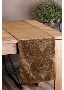 OBRUS BLINK 14 35 X 220 CM BRĄZOWY ze sklepu lenaodniemowlakadoszkolniaka.pl w kategorii Obrusy i bieżniki - zdjęcie 187446299