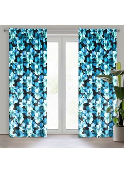 ZASŁONA GOTOWA KLEO NA TAŚMIE 140 X 270 CM CZARNY ze sklepu lenaodniemowlakadoszkolniaka.pl w kategorii Zasłony - zdjęcie 187446889