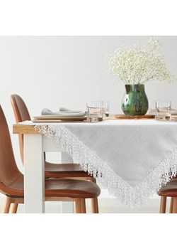OBRUS JASPER 85 X 85 CM BIAŁY ze sklepu lenaodniemowlakadoszkolniaka.pl w kategorii Obrusy i bieżniki - zdjęcie 187447447