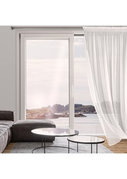 FIRANA GOTOWA TAMINA NA TAŚMIE 140 X 270 CM BIAŁY ze sklepu lenaodniemowlakadoszkolniaka.pl w kategorii Firany - zdjęcie 187447486