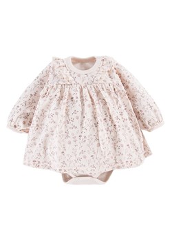 Body tunika z długim rękawem niemowlęce krem Eevi Bloom ze sklepu lenaodniemowlakadoszkolniaka.pl w kategorii Body niemowlęce - zdjęcie 187448559