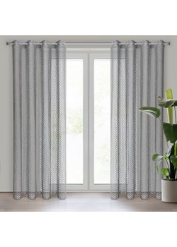 FIRANA GOTOWA AIDEN 140 X 250 CM SREBRNY ze sklepu lenaodniemowlakadoszkolniaka.pl w kategorii Firany - zdjęcie 187448828