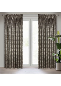 ZASŁONA GOTOWA EBRU NA TAŚMIE 135 X 270 CM CZARNY ze sklepu lenaodniemowlakadoszkolniaka.pl w kategorii Zasłony - zdjęcie 187448967