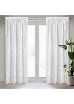 ZASŁONA GOTOWA LIREN NA TAŚMIE 140 X 270 CM BIAŁY ze sklepu lenaodniemowlakadoszkolniaka.pl w kategorii Zasłony - zdjęcie 187449046