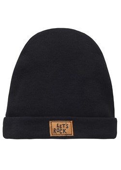 Czapka sci LETS ROCK czarny 128/140 ze sklepu lenaodniemowlakadoszkolniaka.pl w kategorii Czapki dziecięce - zdjęcie 187449558