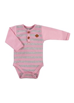 BODY niemowlęce wyprawka TRIP DŁ DZ PASKI RÓŻ Ewa Klucze ze sklepu lenaodniemowlakadoszkolniaka.pl w kategorii Odzież dla niemowląt - zdjęcie 187450367