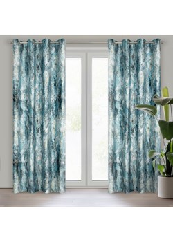 ZASŁONA GOTOWA MALIA 140 X 250 CM TURKUSOWY ze sklepu lenaodniemowlakadoszkolniaka.pl w kategorii Zasłony - zdjęcie 187450997